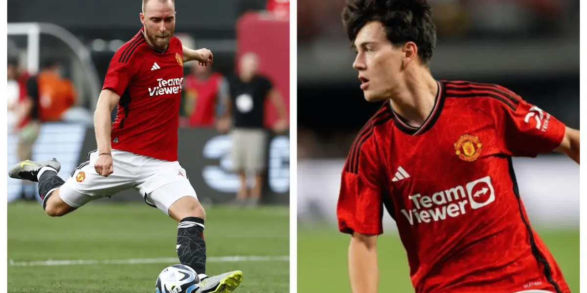 Christian Eriksen and Facundo Pellistri both had their chance to score the first goal for Manchester United in the Champions League.