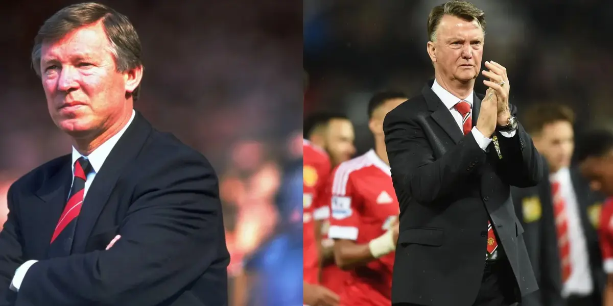 Alex Ferguson and Luis van Gaal.