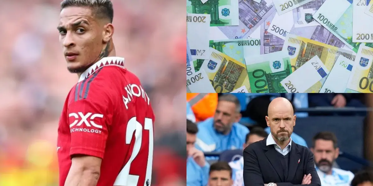 Antony joined Old Trafford from Ajax for 95 million euros