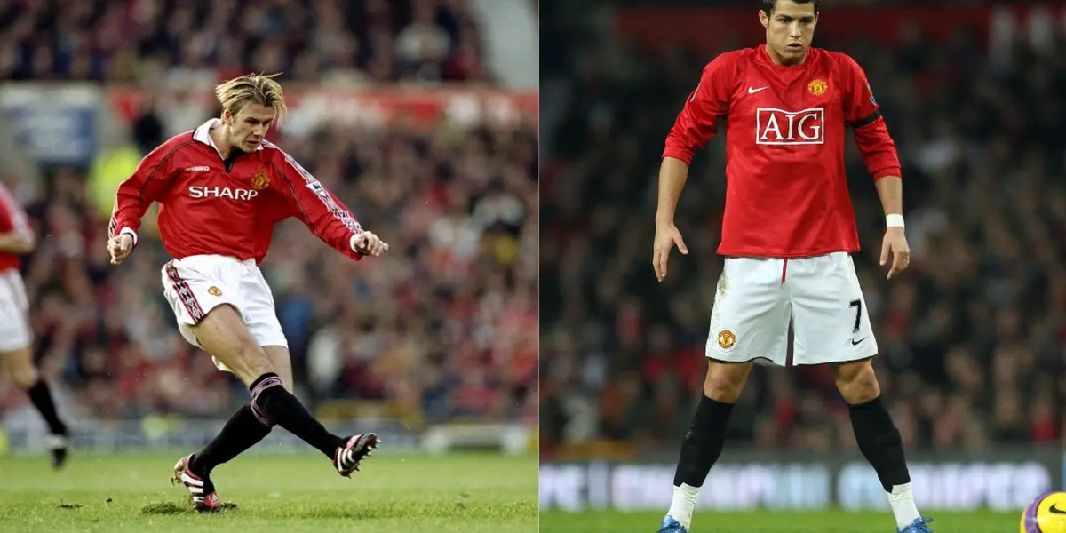 Beckham and Ronaldo.