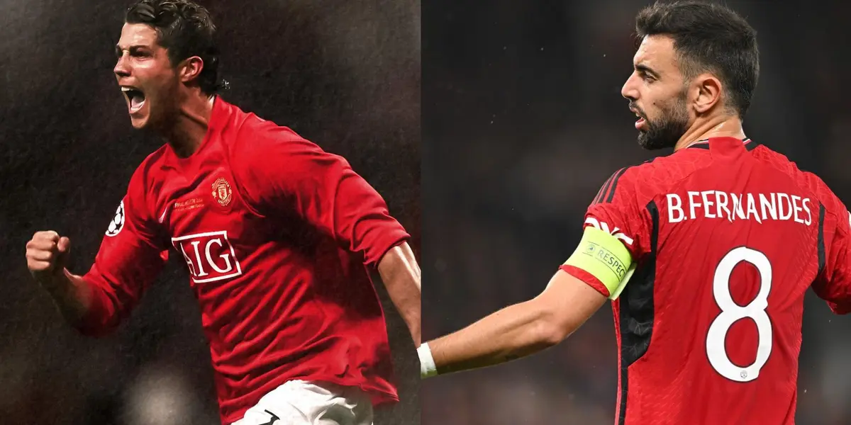 Cristiano Ronaldo and Bruno Fernandes.