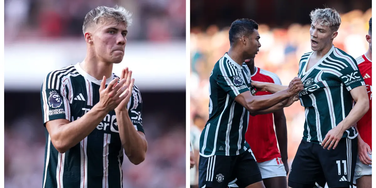 Despite the result Rasmus Hojlund was happy to debut for Manchester United, and he clarifies the situation with Casemiro.