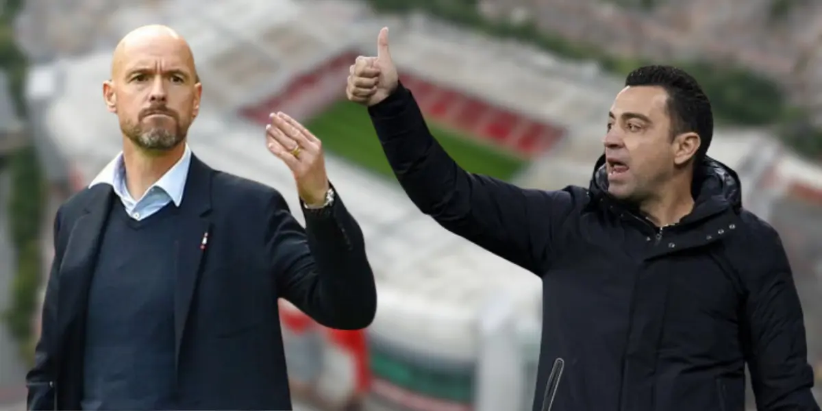 Erik ten Hag and Xavi Hernandez