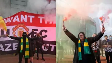 Fans Manchester United.