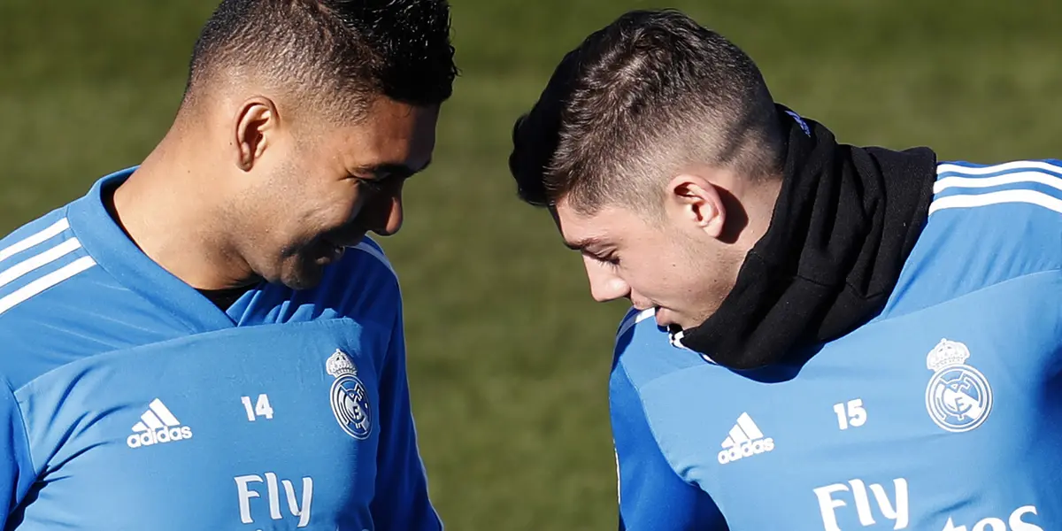 Federico Valverde talked about his teammate as he was leaving today's training session