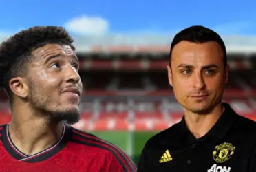 Jadon Sancho and Dimitar Berbatov