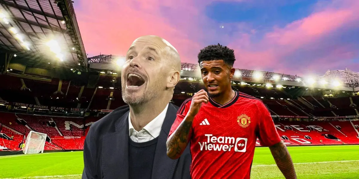 Jadon Sancho signed with United in 2021