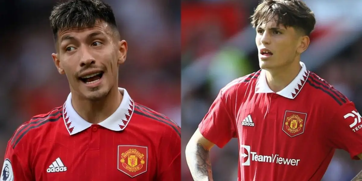 Lisandro Martínez and Alejandro Garnacho.