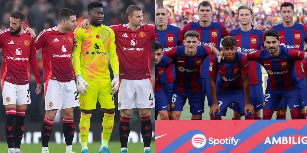 Manchester United and Barcelona.