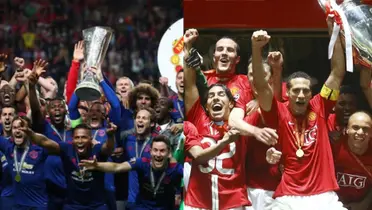 Manchester United champion in Europe.