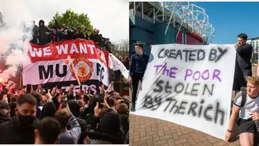 Manchester United fans.