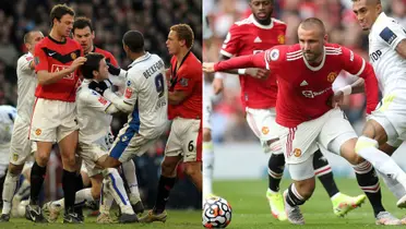 Manchester United vs Leeds United.