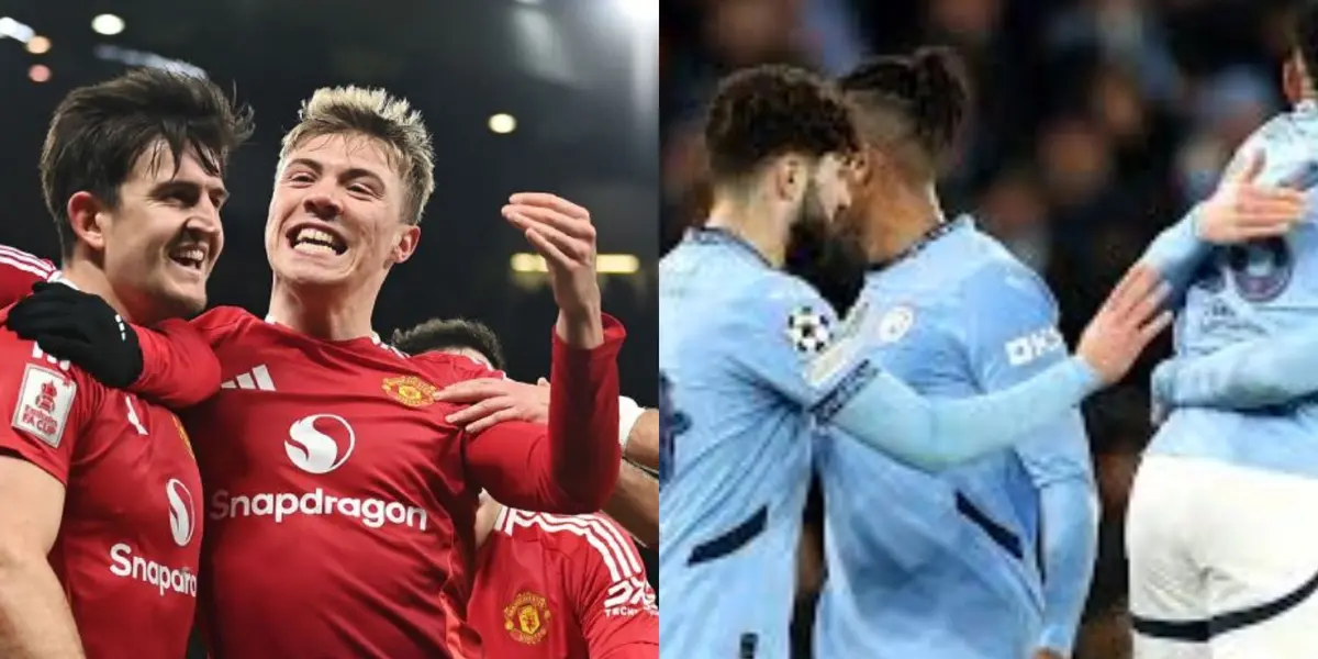 Manchester United vs Manchester City.