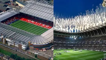 Old Trafford and Tottenham Stadium.