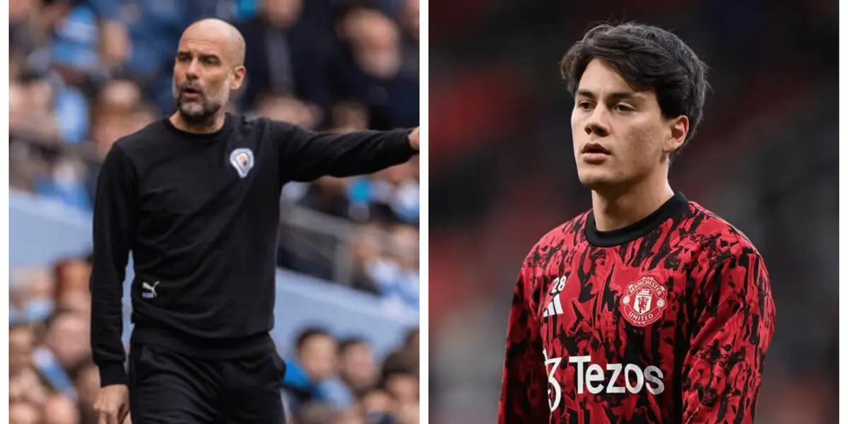 Pep Guardiola had a message to the Manchester United player.