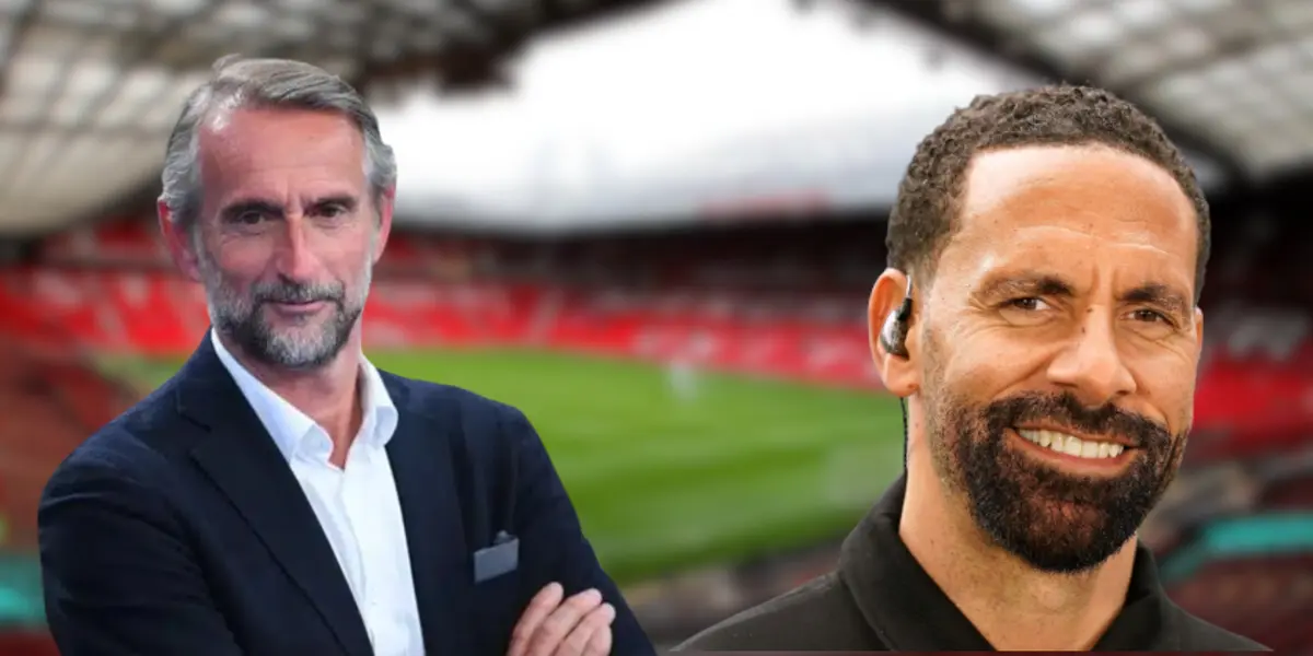 Rio Ferdinand and Jean-Claude Blanc
