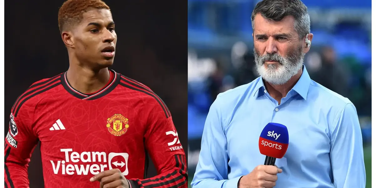 Roy Keane and Marcus Rashford