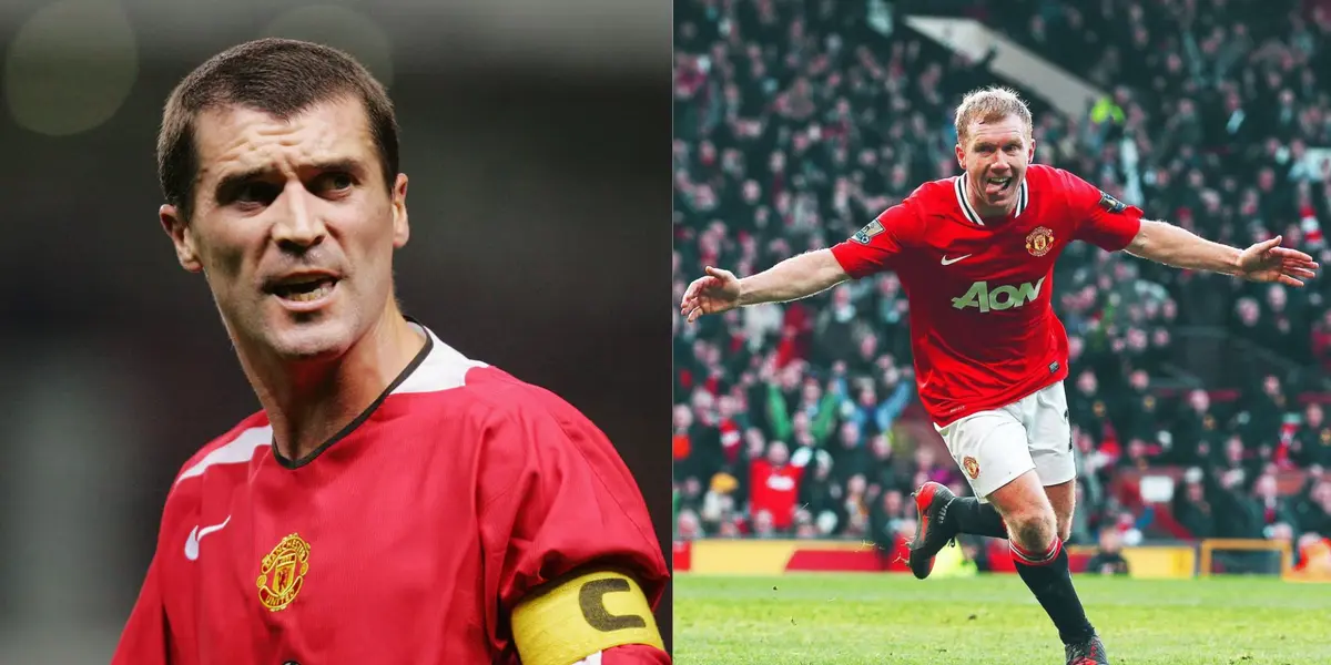 Roy Keane and Paul Scholes.