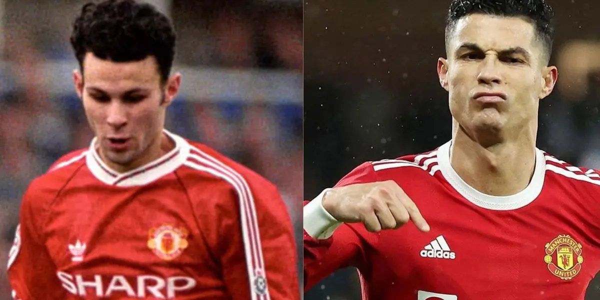Ryan Giggs and Cristiano Ronaldo.