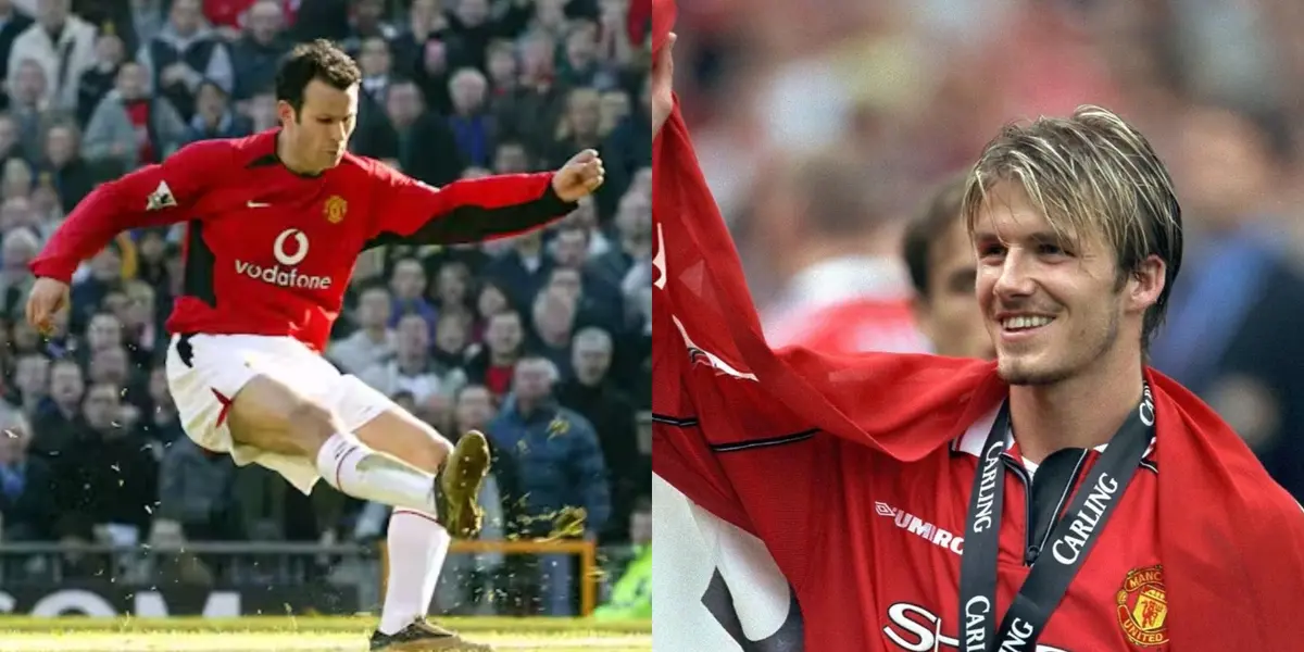 Ryan Giggs and David Beckham.