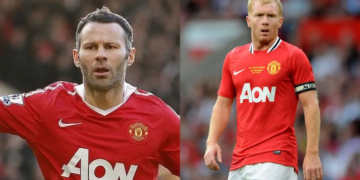 Ryan Giggs and Paul Scholes.