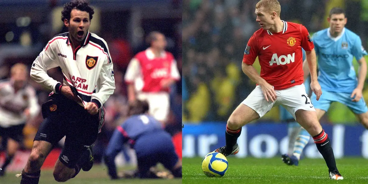 Ryan Giggs and Paul Scholes.