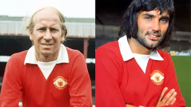 Sir Bobby Charlton and George Best.