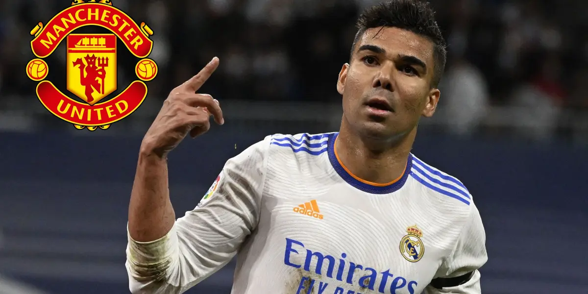 Although Real Madrid hasn't received a formal offer for the player, they fear Manchester United's economic power will convince Casemiro