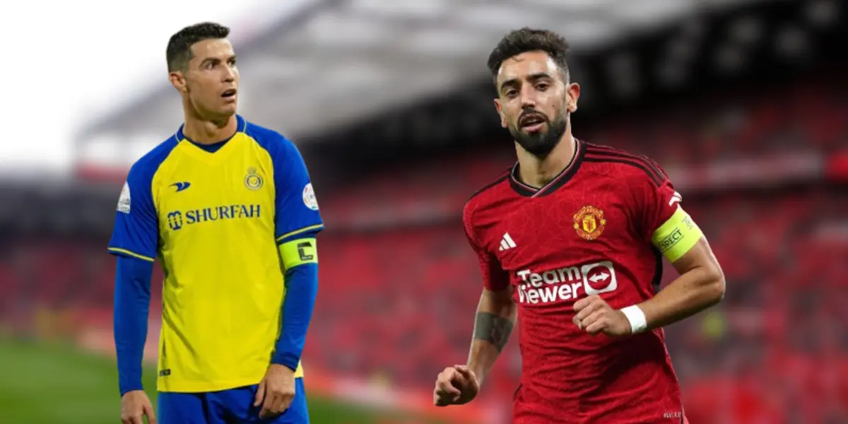 Bruno Fernandes and Cristiano Ronaldo