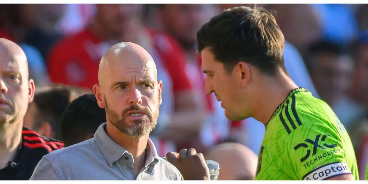 Club captain Harry Maguire receives a low bow from his club teammate as league season resumes.