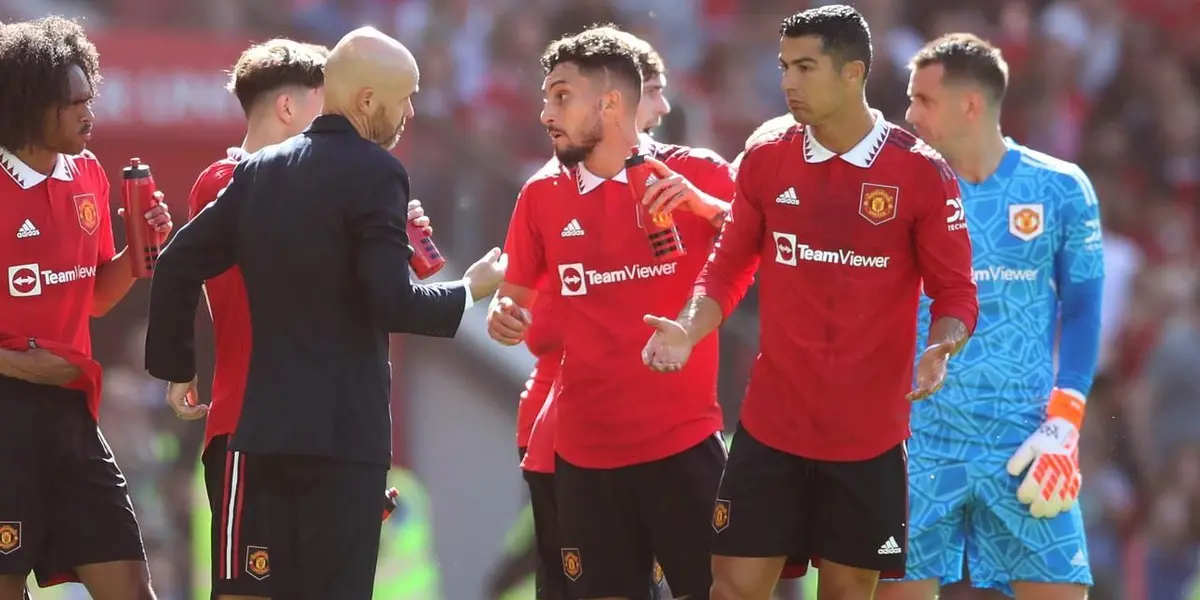 Cristiano Ronaldo and Erik Ten Hag clashed during a Manchester United preseason game