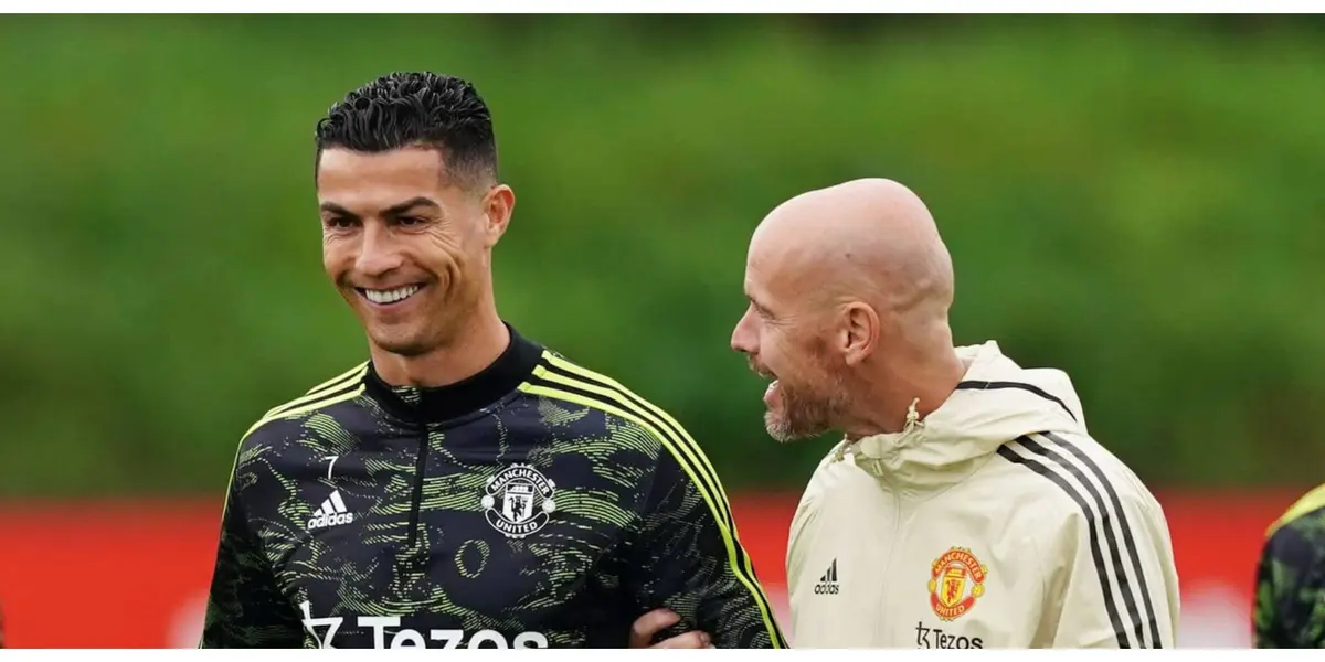 Cristiano Ronaldo is all smile now at Manchester as he begins new relationship.