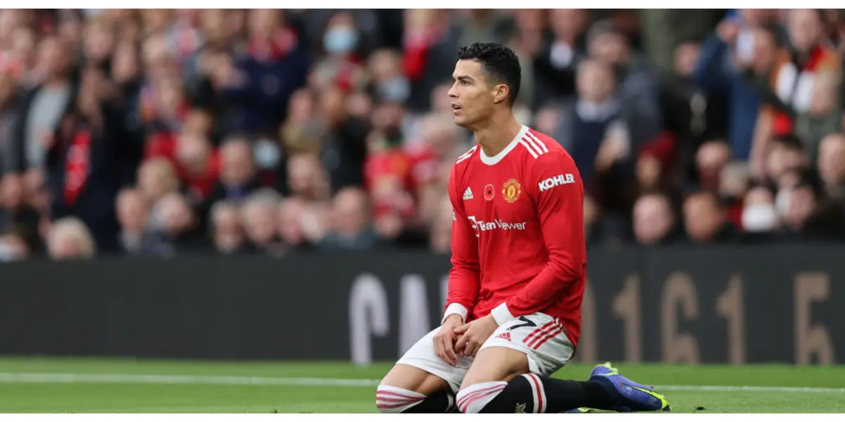 Cristiano Ronaldo was fuming at the blast of the final whistle as United crumble. 