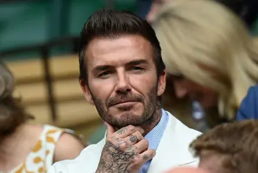 David Beckham had a gesture that could be considered a betrayal to a Manchester United legend.