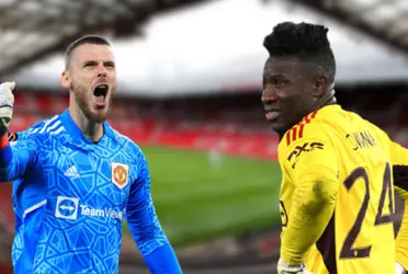 David de Gea and André Onana