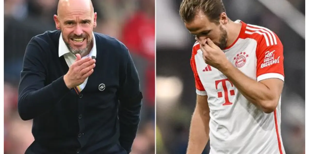 Erik ten Hag and Harry Kane