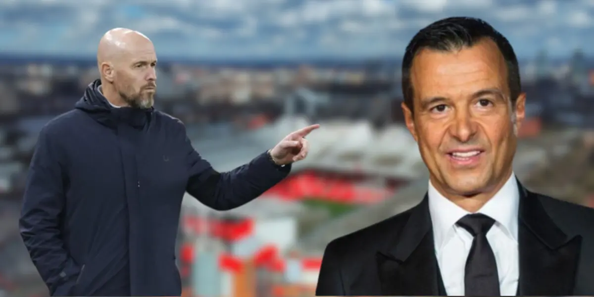 Erik ten Hag and Jorge Mendes