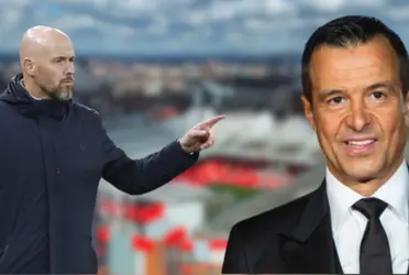 Erik ten Hag and Jorge Mendes