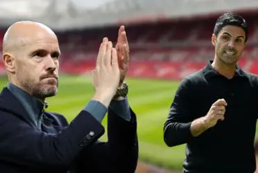 Erik ten Hag and Mikel Arteta