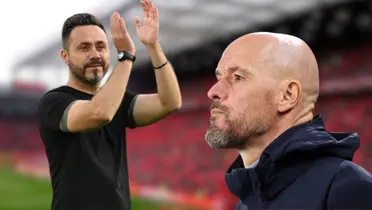 Erik ten Hag and Roberto de Zerbi