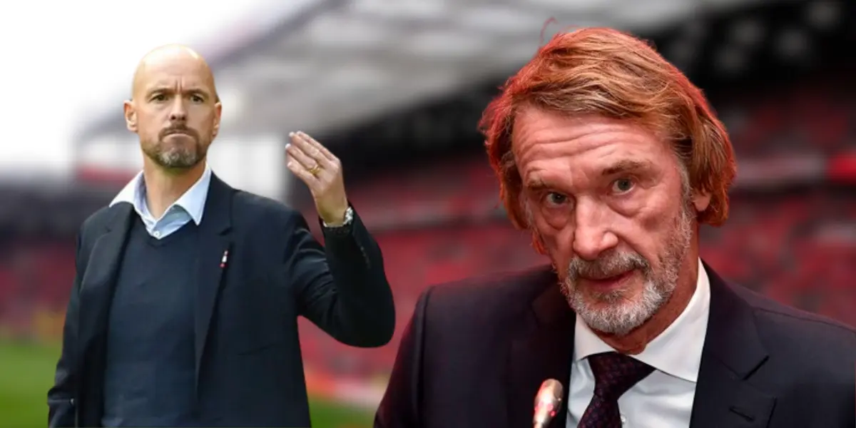 Erik ten Hag and Sir Jim Ratcliffe