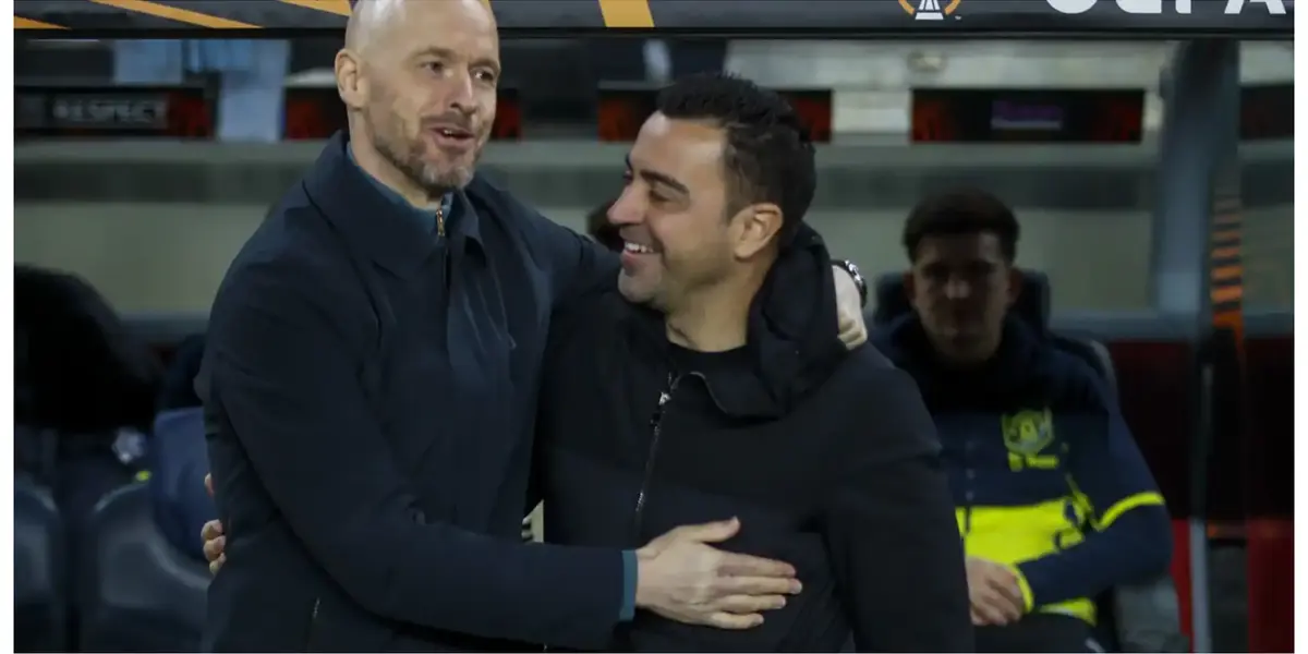 Erik ten Hag and Xavi Hernandez