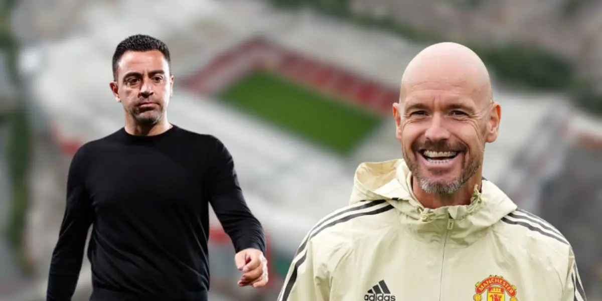 Erik ten Hag and Xavi Hernández