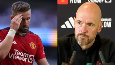 Erik Ten Hag provided injury update of Luke Shaw ahead of the away game against Luton Town.