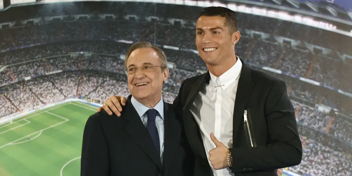 Florentino Perez was seen laughing in a video when fans asked him to sign Cristiano Ronaldo again