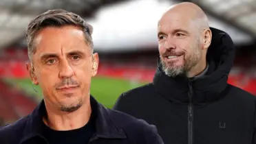 Gary Neville and Erik ten Hag