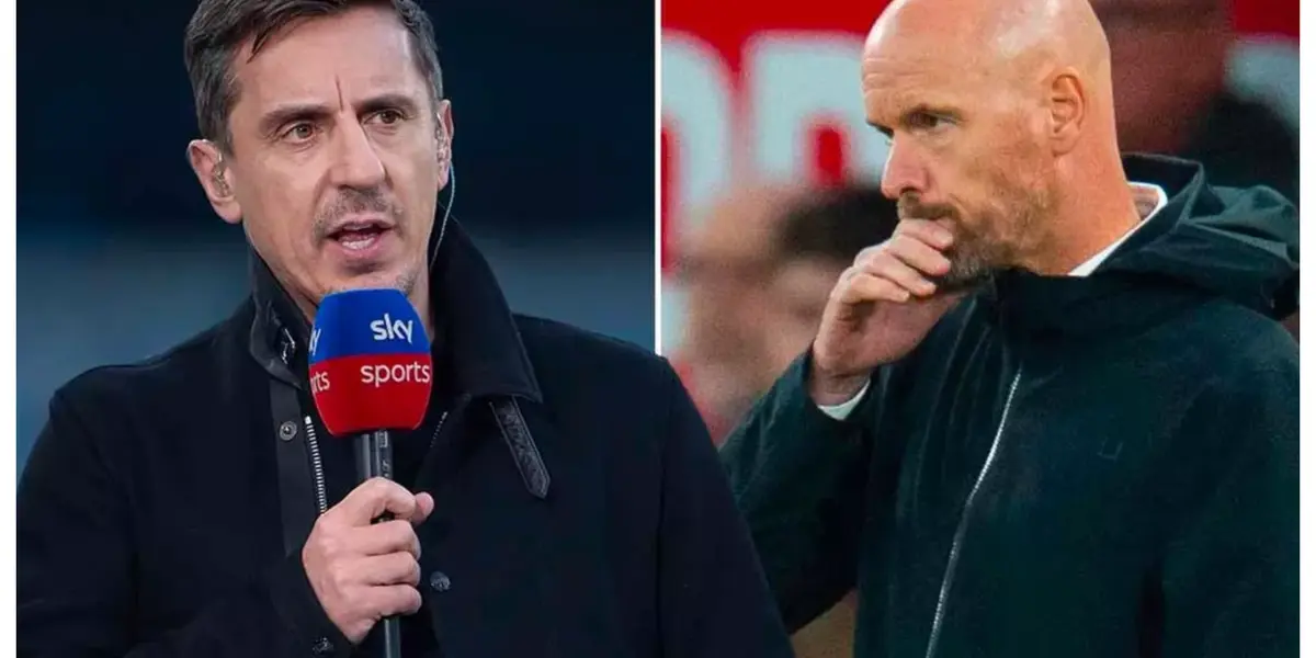 Gary Neville and Erik ten Hag