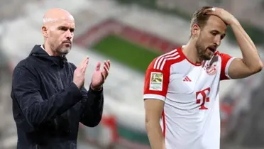 Harry Kane and Erik ten Hag