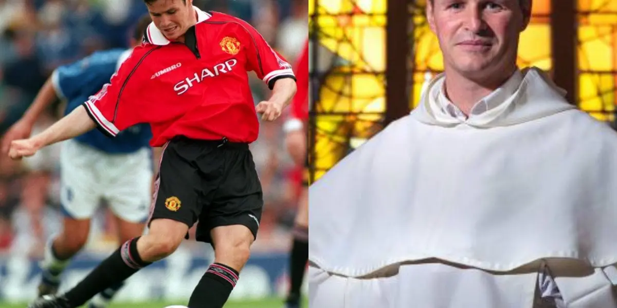 He was once a player of Manchester United and in fact he participed on a Premier League, now he has a different life.