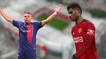 Kylian Mbappé and Marcus Rashford